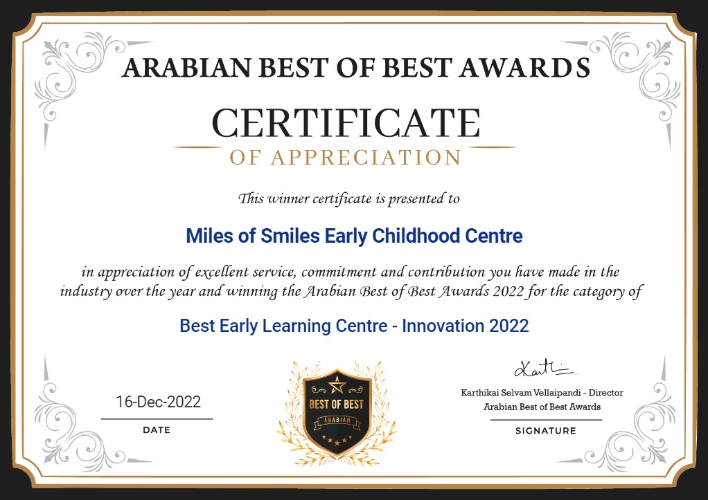 2022 Best Early Learning Centre - Innovation