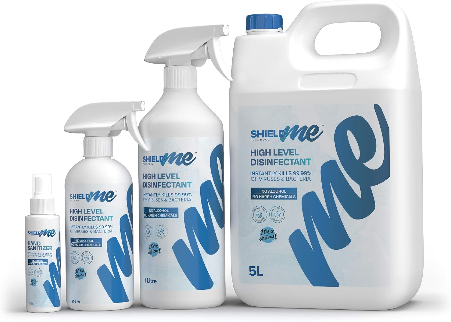 SHIELDme multi-surface disinfectant products